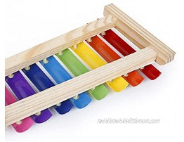 Xylophone for kids Best Holiday Birthday DIY Gift Idea for your Mini Musicians，Color Scissor Wooden Xylophone Toy with Child Safe Mallets Educational Musical Instruments Toy for Toddlers Child