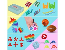 27 Pcs Fidget Packs Stress Relief Anti-Anxiety Fidget Packs Set Fidget Toys for Kids and Adults School Classroom Rewards Birthday Party Favors,Classroom Goodie Bag Fillers