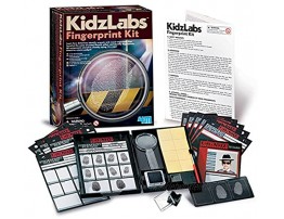 4M KidzLabs Fingerprint Kit Spy Forensic Science Lab Educational STEM Toys Gift for Kids & Teens Boys & Girls