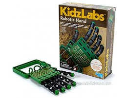 4M Kidzlabs Robotic Hand Kit DIY Mechanical Robot Science STEM Toys Educational Gift for Kids & Teens Girls & Boys Multi 3774