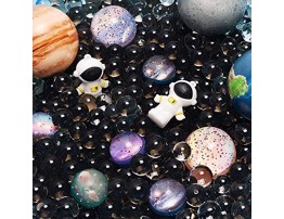 AINOLWAY Space Water Beads Kit Non-Toxic Sensory Toy for Kids Sensory Ball Toys for Autistic Children Outer Space Exploration Toys Set with 11 Spaceballs and 2 Astronauts