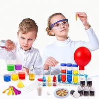 Awefrank Science Kit for Kids DIY STEM Educational Toys for Kids 30 Science Lab Experiments Pretend Play Scientist for Boys Girls Age 3+  53PCS