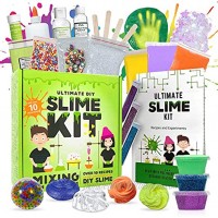 Baby Mushroom Ultimate Slime Kit 10 Slimy Science Experiments | Fun and Educational Made in USA!
