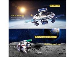 Coodoo Robots for Kids 8-12 Stem Projects 7 in 1 DIY Solar Power Space Science Kits Toys for Boys 8 12 Year Old