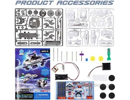Coodoo Robots for Kids 8-12 Stem Projects 7 in 1 DIY Solar Power Space Science Kits Toys for Boys 8 12 Year Old
