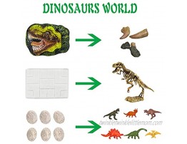 Dinosaur Fossil Digging Kit for kids Dig It Up! Dinosaur Eggs Excavation Kit Jurassic Park Dino Fossil Dig Kit Great STEM Science Kit Gift for Paleontology and Archeology Enthusiasts of Any Age