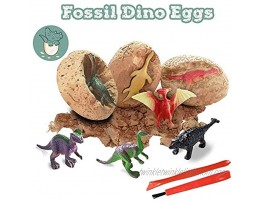Dinosaur Toys Dinosaur Egg Dig Kit Kids Gifts Break Open 12 Unique Dinosaur Eggs and Discover 12 Cute Dinosaurs Easter Archaeology Science STEM Toys Technology Gifts for Boys Girls Toys