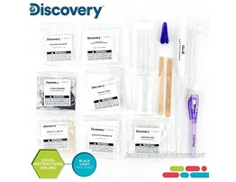 Discovery Extreme Chemistry Stem Science Kit by Horizon Group Usa 40 Fun Experiments Make Your Own Crystals DIY Glowing Slime Fizzy Eruptions Gooey Worms & More Multicolor