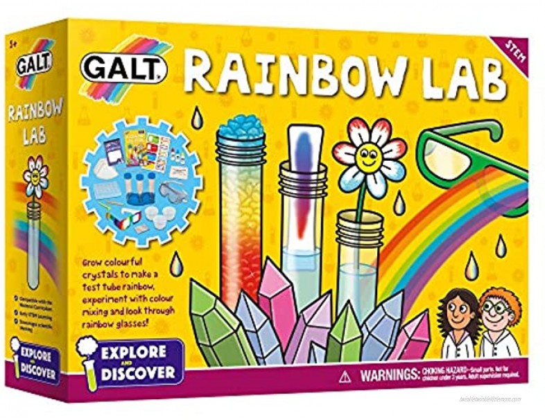 Galt Toys Rainbow Lab Science Kits for Kids Ages 5+ Multicolor