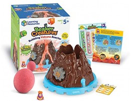 Learning Resources Beaker Creatures Bubbling Volcano Reactor Preschool Science Homeschool STEM Includes 5 Science Experiments Easter Gifts for Kids Easter Toy 6 Pieces Ages 5+