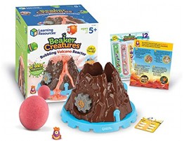 Learning Resources Beaker Creatures Bubbling Volcano Reactor Preschool Science Homeschool STEM Includes 5 Science Experiments Easter Gifts for Kids Easter Toy 6 Pieces Ages 5+