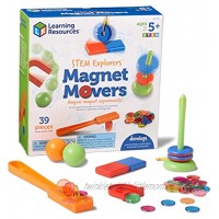 Learning Resources STEM Explorers Homeschool Magnet Movers 39 Pieces STEM Certified Ages 5+