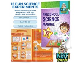 Little Lab Science Kit for Kids Educational Science kit with Easy to Follow Science Experiments for Kids Preschool to Early Elementary Includes Kids lab Coat Goggles and Name tag