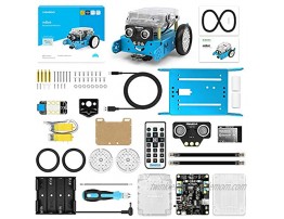 Makeblock mBot Starter Kit with Bluetooth Dongle Learning & Education Toys with Arduino Scratch Coding Electronic Sensors Building Robots for Kids Ages 8+ Computer Science Robot kit for Classroom