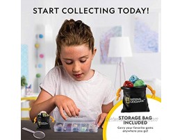 NATIONAL GEOGRAPHIC Rock & Mineral Collection Rock Collection Box for Kids 15 Rocks and Minerals Desert Rose Agate Rose Quartz Jasper Tiger's Eye A Great STEM Science Kit for Boys and Girls