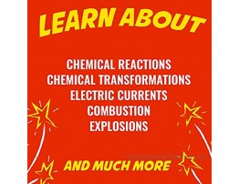 Playz KABOOM! Explosive Science Kit for Kids 25+ Kid Safe Exploding Combustion & Fun Chemical Reaction STEM Experiments. Make DIY Rockets Fizzy Bombs Color Explosions Helium Balloons Bombs & More
