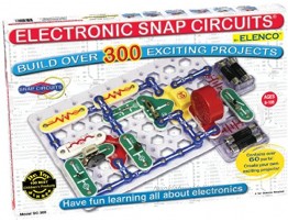 Snap Circuits Classic SC-300 Electronics Exploration Kit | Over 300 Projects | Full Color Project Manual | Snap Circuits Parts | STEM Educational Toy for Kids 8+