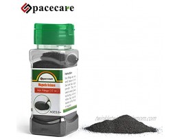 SPACECARE Magnetic Iron Powder Filings for Magnet Education and School Projects Storage Jar 12 Ounces with Shaker Lid 1 Pack