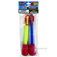 The Original Stomp Rocket Ultra Rocket Refill Pack 2 Rockets Outdoor STEM Toy Gift for Boys and Girls- Ages 6 Years Up Great for Outdoor Play