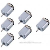 Topoox 6 Pack DC 1.5-3V 15000RPM Mini Electric Motor for DIY Toys Science Experiments