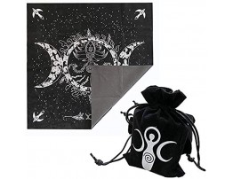 Altar Tarot Cloth Triple Goddess Moon Phases Astrology Tarot Card Divination Special Tablecloth Velvet 19with Bag