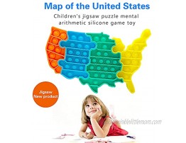 CELEVE POP IT，Push Bubble Fidget Toy， US MAP,Push Pop Bubble Fidget Toy,Block Puzzles