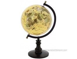 Deco 79 Globe with Metal & Wooden Details