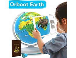 Orboot by PlayShifu Earth and World of Dinosaurs app Based Set of 2 Interactive AR Globes for STEM Learning at Home