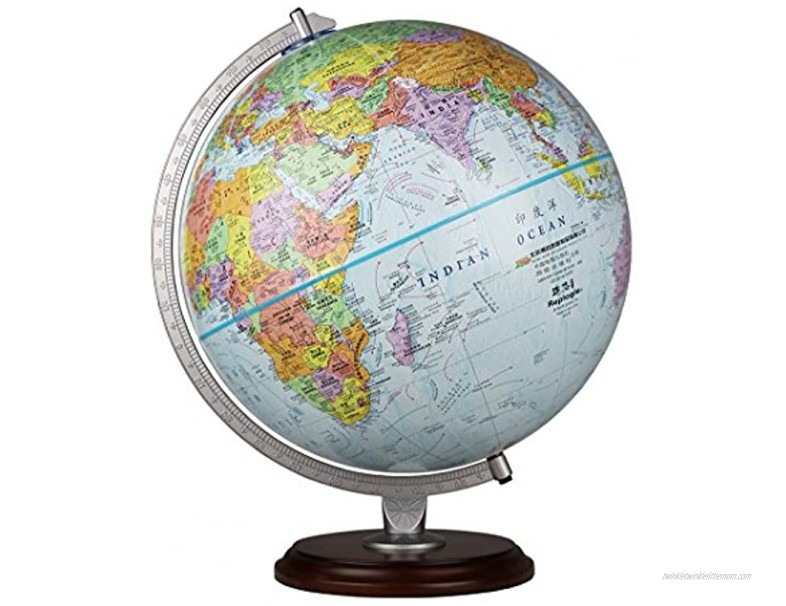Replogle Concord Blue Ocean Bilingual World Globe English and Chinese Text12 30cm Diameter Made in USA