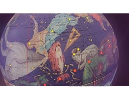 Replogle Constellation Illuminated Globe Dual map Detailed Sky map Turn The Light ON to See All of The Constellations That Represent 12 Different Zodiac Signs12 30cm Diameter
