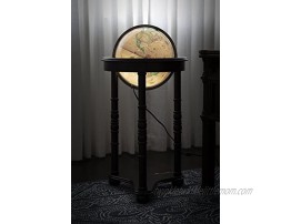 Replogle Globes Lancaster Illuminated Globe Antique Ocean 12-Inch Diameter Large Off-White