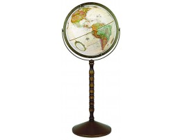 Replogle Treasury Antique Floor Model World Globe Raised Relief 12 Diameter