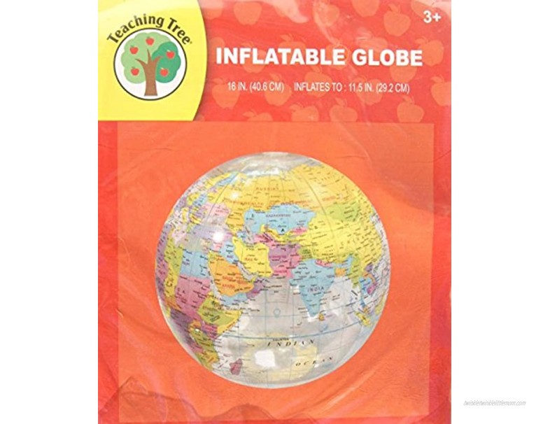 Transparent Inflatable Globe 11.5 inches