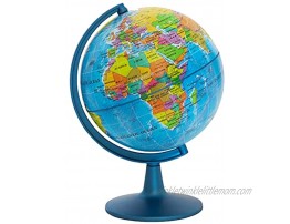 Waypoint Geographic GeoClassic Globe 6 10cm Blue Ocean with UP-TO-DATE Cartography 100's of Points of Interest Well Constructed Weighted Base Perfect for Educational Reference or Decoration