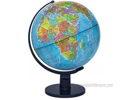 Waypoint Geographic World Globe for Kids Scout 12” Desk Classroom Decorative Globe with Stand More Than 4000 Names Places Current World Globe  Blue