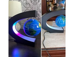 Winde World Map Magnetic Levitation Floating Globe Home Electronic Antigravity Lamp Novelty Ball Light Birthday Decoration Blue