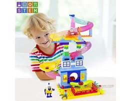 BananMelonBM Marble Run for Kids Toy 203 PCS Marble Run Race Track Compatible Building Block Construction Toys for Children STEM Toy Game Set for Boy Girl Ages 3 4 5 6 7 8 Year-Old