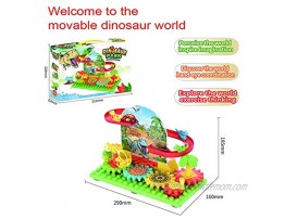 Dinosaur Toys Marble Run Kids Games Building Blocks STEM Toys Dino Race Track Play Set Gear Toys Gifts for 3 4 5 6 7 8+ Year Old Boys Girls Preschool Learning Toys Compatible with All Major Brands