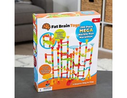 Fat Brain Toys 200 pc Mega Marble Run Marathon Building & Construction for Ages 6 to 10