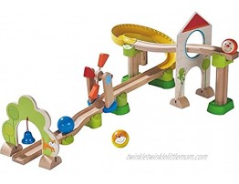 HABA Kullerbu Windmill Playset 25 Piece Ball Track Starter Set with Special Effects Ages 2+