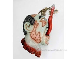 Halloween Decor Props Scary Hanging Severed Bleeding Head Decorations Life-Size Bloody Open Eye Cut Off for Haunted Houses Party Funny Festive Supplies