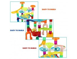 HNZZN Marble Run Set for Kids Marble Track Stem Toys Marble Maze Game Building Blocks for Kids Marble Colorful Maze Race Track Construction Railway Toys Educational Fun Gift for Girls Boys 3+ Years