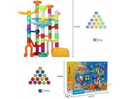 HNZZN Marble Run Set for Kids Marble Track Stem Toys Marble Maze Game Building Blocks for Kids Marble Colorful Maze Race Track Construction Railway Toys Educational Fun Gift for Girls Boys 3+ Years