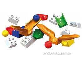 Hubelino Cradle Chute Action Set The Original 44 Piece Duplo Compatible Marble Run Set Made in Germany
