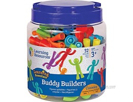 Learning Resources Buddy Builders Fine Motor Hand Eye Coordination Toy 32 Pieces Ages 3+