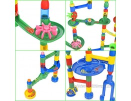 MagicJourney Giant Marble Run Toy Track Super Set Game I 230 Piece Marble Maze Building Sets w 200 Colorful Marble Tracks 30 Marbles & 4 Challenge Levels for STEM Learning Endless Educational Fun