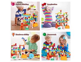 Marble Run,135 PCS Marble Maze Building Block Toys Gravitrax Marble Set for Kids,STEM Learning Toys Marble Track Race Tower Model Creative Birthday Gift with 60 Marbles for Boys & Girls 3 4 5 6 7 8 9