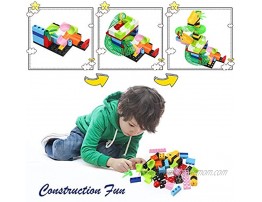 Marble Runs Race Tracks Building Set Ball Drop Toy Animal and Forest Theme Building Blocks Toys & Gifts for Kids Toddlers 3-5 67PCS