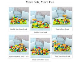 TEMI 248 PCS Marble Run Deluxe Sets for Kids Marble Race Track for 3+ Year Old Boys and Girls Marble Roller Coaster Building Block Construction Toys Puzzle Maze Building Set with 8 Marbles Balls