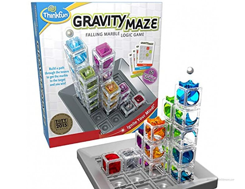 ThinkFun Gravity Maze Marble Run Brain Game and STEM Toy for Boys and Girls Age 8 and Up – Toy of the Year Award Winner